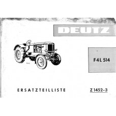 Deutz F4L514 Parts Manual